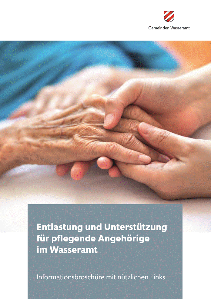 Broschüre zur Pflege von Angehörigen